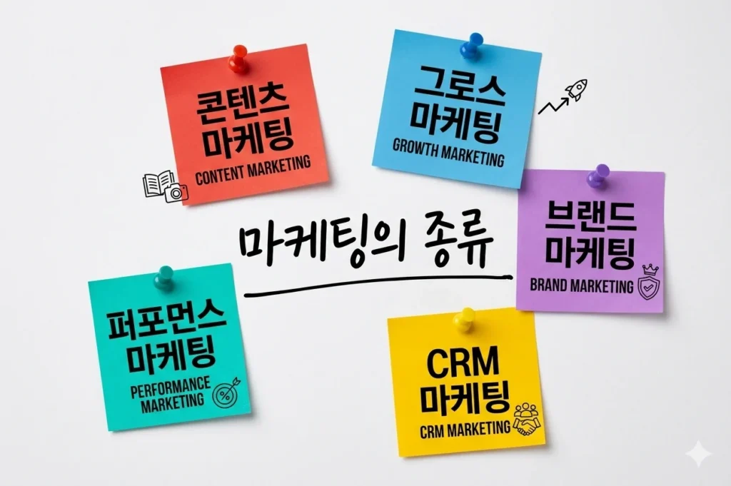 마케팅 종류 설명